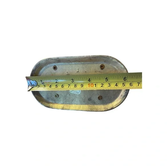 Vintage Brass Swan Double Candlestick Holder Patina MCM Shelf Decor Taiwan 5.5" - Picture 6 of 9